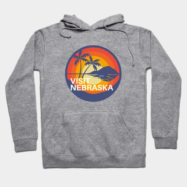 Visit Nebraska Hoodie by BodinStreet